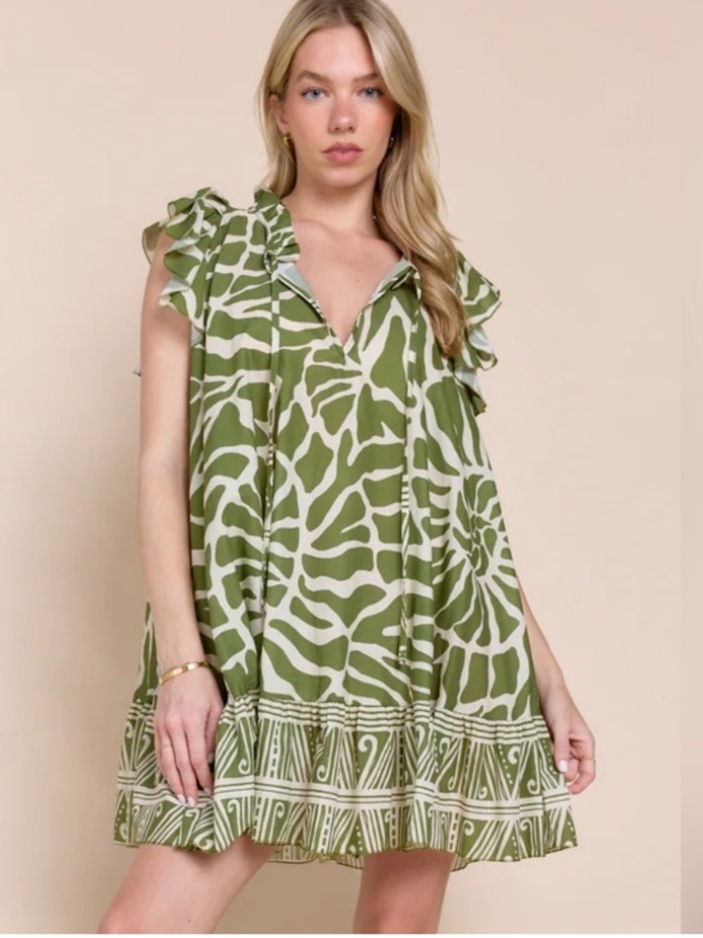 Sofia Made in Italy Poplin Cotton Print Dress